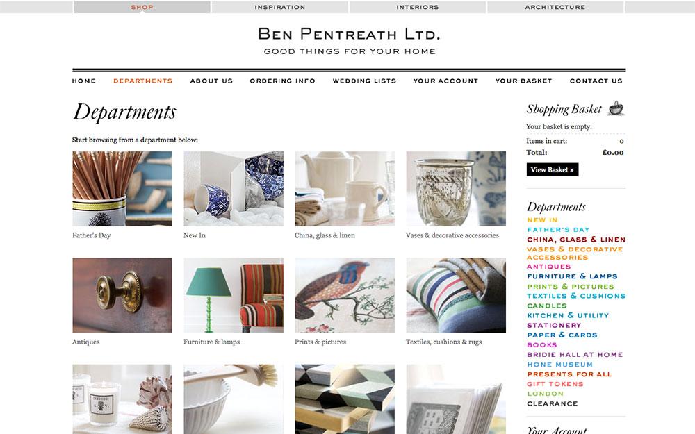 Ben Pentreath website